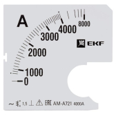 Шкала сменная для A721 4000/5А-1,5 PROxima - EKF, артикул s-a721-4000