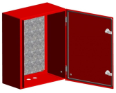 Щит с монтажной панелью ЩМПг-100.65.30 (ЩРНМ-5) RAL 3001 IP54 PROxima - EKF, артикул mb24-5-3001