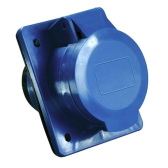 Розетка кабельная 32А 2Р+Е IP44 скрытая 220В 423 - артикул ps-423-32-220