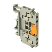 Клемма винтовая с ножевым размыкателем JXB 4 мм2 4 вывода EKF - EKF, артикул plc-jxb-2-4/35K-gy