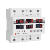 Реле напряжения и тока с дисплеем MRVA 63A - EKF, артикул MRVA-3-63A