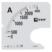 Шкала сменная для A961 2000/5А-1.5 PROxima - EKF, артикул s-a961-2000