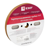 Термоусаживаемая трубка ТУТ 12/6 прозрачная рулон PROxima - артикул tut-12-tr