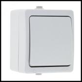Венеция Выключатель одноклавишный 10А IP54 белый (EVV10-021-10-54) - артикул EVV10-021-10-54