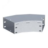Угол 45 градусов горизонтальный 100x300 мм INOX - EKF, артикул g45100300-INOX