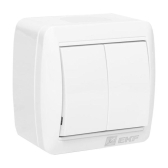 Владивосток Выключатель 2-кл. 10А IP54 бел. PROxima - артикул EQR16-023-30-54