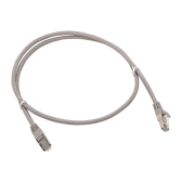 Патч-корд TERACOM PRO Cat.6 экранированный FTP оболочка LSZH серый (1.0м) - артикул TRP-6FTP-LSH-1M-GY