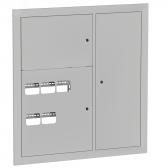 Щит этажный 5 кв. RAL9003 3 окна в ряд по гориз. (1000х950х160) Basic - артикул mb28-v-5-r9003-1