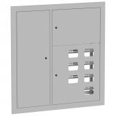 Щит этажный 7 кв. RAL9003 со слаботочным отсеком слева (1000х950х160) PROxima - артикул mb29-v-7z-ral9003
