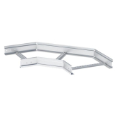 Угол 90 градусов горизонтальный лестничный усиленный 100x600 мм (2 мм) - артикул gltp90100600-2