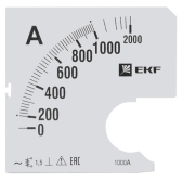 Шкала сменная для A961 1000/5А-1.5 PROxima - EKF, артикул s-a961-1000