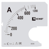 Шкала сменная для A961 600/5А-1.5 PROxima - EKF, артикул s-a961-600