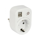 Блок розеточный SB-01 (розетка 2P+E 16А 2 USB разъема 5В 2.1А) PROxima (SB-01) - EKF, артикул SB-01