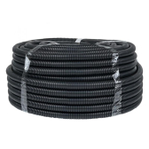 Труба гофрированная FRHF с зондом d25мм (75м) черная Plast PROxima - EKF, артикул FRHF-25