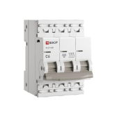 Выключатель автоматический трехполюсный 3P 6 кА (С) 6kA ВА 47-63N M636306C PROXIMA EKF - артикул M636306C