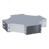 Ответвитель крестообразный 100х400 мм INOX - EKF, артикул x10040008-INOX