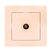 Валенсия розетка телевизионная 1-местная 75Ом 5-862МГц кремовая - EKF, артикул EWA00-027-20