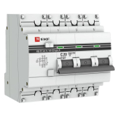 АД-32 3P+N 20А (С) 30мА тип (А) эл. 4,5кА EKF PROxima - артикул DA32-20-30-4P-a-pro