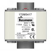 Быстрый предохранитель 1100A 600V 2B/65 AR UC (170M5417) - артикул 170M5417