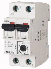 Z-MS-0,40/2  Модульный автомат защиты двигателя 0,4 А, 2 полюса - артикул 248391