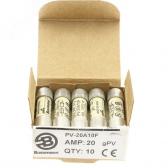 20А 1000В DC для фотоэлектрики, цилиндрический, 10 X 38MM (PV-20A10F) - EATON, артикул PV-20A10F