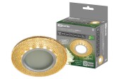 Светильник встраиваемый СВ 03-11 MR16 50Вт G5.3 LED подсветка 3 Вт золото/хром | SQ0359-0140 | TDM - артикул SQ0359-0140