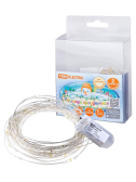 Гирлянда светодиодная "Роса20" 20LED, 2м, 3000К, 2хCR2032 , | SQ0361-0054 | TDM ELECTRIC - артикул SQ0361-0054