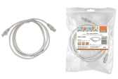 Патч-корд народный U/UTP Cat 5e 4PR 24AWG PVC, литой 2 м, серый | SQ0115-0004 | TDM - артикул SQ0115-0004