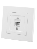 Розетка компьютерная RJ45 белая "Сенеж"  | SQ1816-0043 | TDM - артикул SQ1816-0043