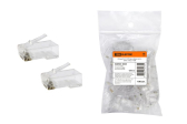Разъем RJ-45 UTP для кабеля кат. 6, 8P8C (100шт) TDM - артикул SQ0561-0004