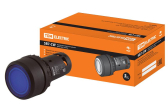 Кнопка SB7-CW3661-220V(LED) d22мм 1з, синяя (SQ0746-0031) - артикул SQ0746-0031
