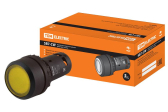 Кнопка с фиксацией SB7-CWL3565-24V(LED) d22мм 1з+1р желтая | SQ0746-0046 | TDM - TDM ELECTRIC, артикул SQ0746-0046