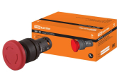 Кнопка грибовидная, возврат поворотом SB7-CCS545 d35мм 1з+1р красная (SQ0746-0048) - TDM ELECTRIC, артикул SQ0746-0048