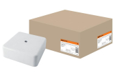 Коробка распаячная КР 50х50х20 ОП белая IP40 - TDM ELECTRIC, артикул SQ1401-0201