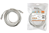 Патч-корд народный U/UTP Cat 5e 4PR 24AWG PVC, литой 5 м, серый | SQ0115-0006 | TDM - артикул SQ0115-0006