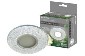 Светильник встраиваемый СВ 03-15 MR16 50Вт G5.3 LED подсветка 3 Вт зеркальный/хром | SQ0359-0145 | TDM - артикул SQ0359-0145
