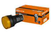 Лампа AD-22DS(LED)матрица d22мм желтый 24В AC/DC - артикул SQ0702-0021