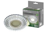 Светильник встраиваемый СВ 03-16 MR16 50Вт G5.3 LED подсветка 3 Вт зеркальный/хром | SQ0359-0146 | TDM - артикул SQ0359-0146