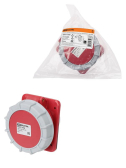 Розетка скрытой установки угловая IP67 16А 3Р+РЕ+N 380В TDM - артикул SQ0611-0058