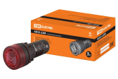 Сигнализатор звуковой AD22-22M/r23 d22 мм (LED) индикация 24В DC/AC красный (SQ0746-0003) - артикул SQ0746-0003