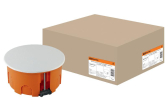 Распаячная коробка СП D80х40мм крышка пл. лапки IP20 TDM - TDM ELECTRIC, артикул SQ1403-1025