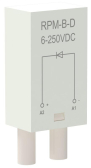 Модуль защиты для реле диод 6-250В DC | RPM-B-D-DC6-250V | ONI - артикул RPM-B-D-DC6-250V