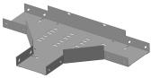 Лоток тройниковый замковый перфорированный ОТЗ 150х65 УТ1,5 оцинкованный лист S1,5 - артикул П0000024808