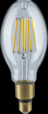 Лампа светодиодная Led 18вт                       E27,белый,элипс,FILAMENT Navigator (14339 NLL-ED90) - артикул 14339 NLL-ED90