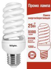Лампа энергосберегающая КЛЛ 25/865 E27 D46х123 спираль (94357 NCLP-SF) - артикул 94357 NCLP-SF