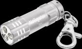Фонарь-брелок светодиодный NPT-KC03-Gr-3LR44 3LED металл (94969) - артикул 94969