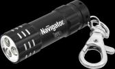 Фонарь-брелок светодиодный NPT-KC03-BL-3LR44 3LED металл (94970) - артикул 94970