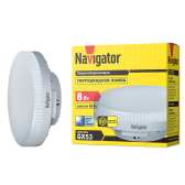 Лампа светодиодная LED 8вт GX53 дневной таблетка (61248 NLL-GX53) - артикул 61248 NLL-GX53