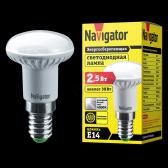 Лампа светодиодная LED зеркальная 2.5вт E14 R39 белый (94134 NLL-R) - артикул 94134 NLL-R