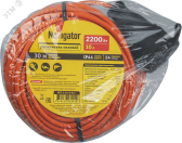 Удлинитель силовой NPE-C-30-X-2x1 шнур б/з 30м ПВС 2х1 2200 Вт IP44 - артикул 29875